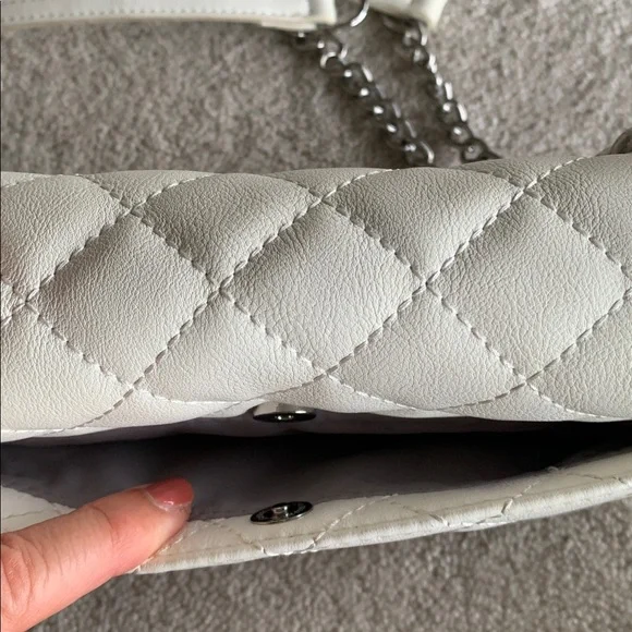 Chanel-look Quilted Bag Cream INC International Concepts - Picture 5 of 11